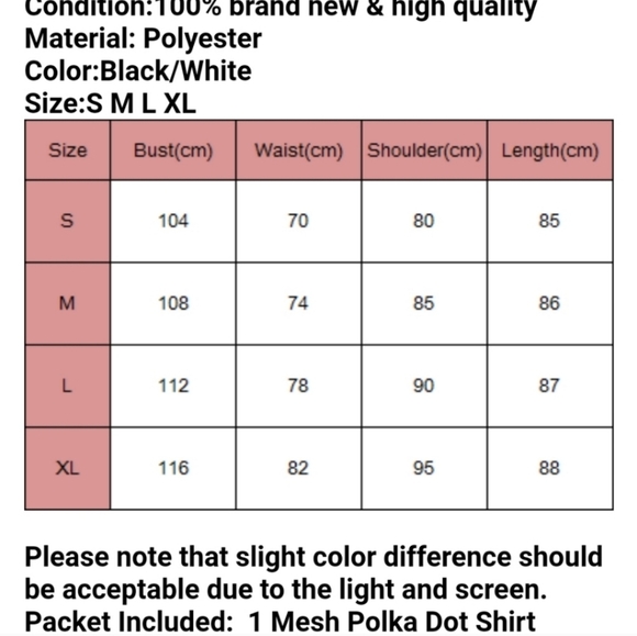 NWT Polka Dot Chiffon Sheer Mini Dress S:Sm-Med - Picture 10 of 10